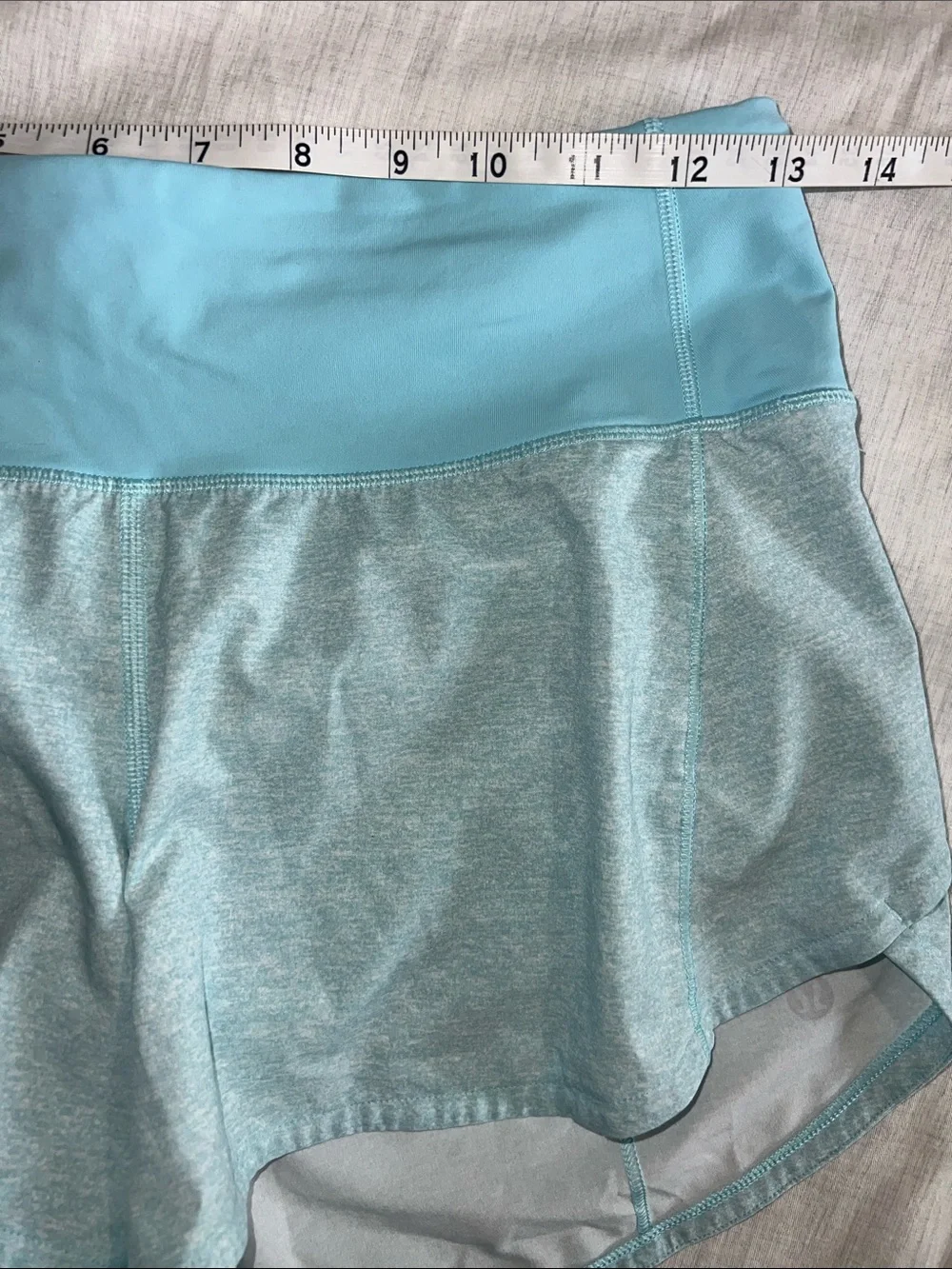 Lululemon Speed Up Running Shorts 4 inch Blue Women's 4 EUC Athletic - Picture 4 of 6